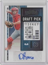 2020 Panini Contenders Draft Pick Ticket Autographs 2 #19 Drew Romo