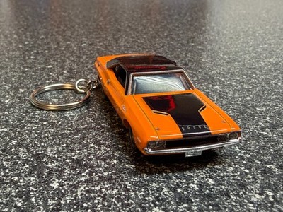 Fits 1970 Challenger R/T Keychain Orange Matchbox Hot Wheels SRT Cuda