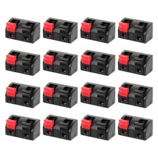 16 Pcs Stage Audio Wiring Clip Wire Connectors for Speakers Terminal Supplies
