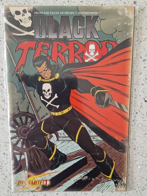 Black Terror #1C Dynamite 2008 fast neuwertig John Romita Sr Cover Mike Lilly Jim Krueger