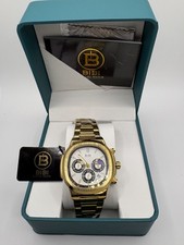 B0238 White Dial Gold Case Gold Band