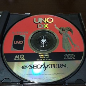 UNO DX Sega Saturn SS Japan Import Used Tested Disc Only