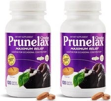200 Tablets Prunelax Ciruelax Natural Senna Laxative Relief Vegan Gluten Free