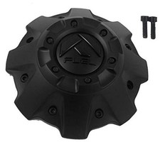 Fuel Matte Black with Matte Black Emblem Wheel Center Cap  1001-63B