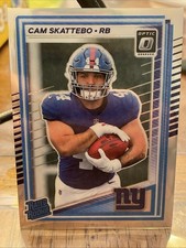 2025 Panini Optic Rated Rookie Cam Skattebo #228 Silver Prizm Holo (RC)