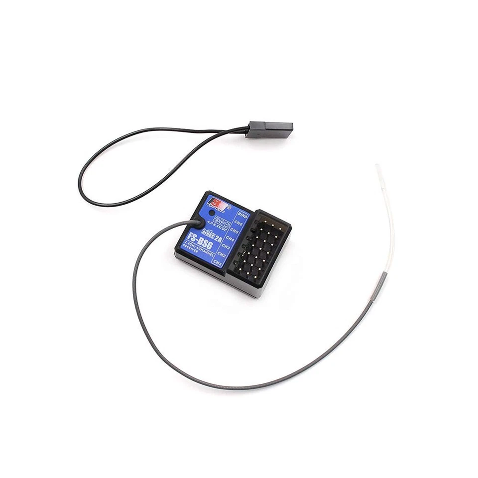 Globact FS-BS6 Receiver 2.4Ghz 6CH AFHDS2 for FS-GT5 RC Car Boat Transmitter - Image 2 of 4
