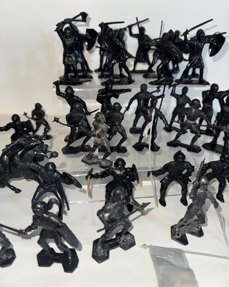 Marx Caballeros Medievales Cruzados 60MM Negro etc Otras Figuras Marx Foto 3 de 4