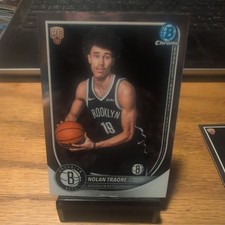 2025-26 Bowman Basketball CHROME BCV-19 Nolan Traore, Brooklyn Nets RC