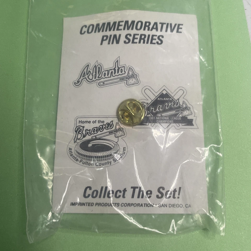 MLB Atlanta Braves 1991 National League Champions Commemorative Pin Series  - Image 4 of 4