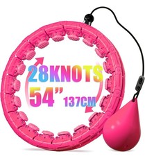 Weighted Hula Infinity Fitness Hoop for Adult Weight Loss, 2 in 1 Smart Fitness