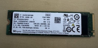 SK Hynix PC601 256GB M.2 2280 NVMe SSD HFS256GD9TNG-L2A0A