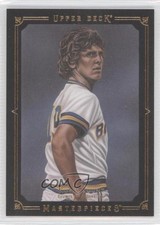 2008 Upper Deck Masterpieces Black Paper Framed Robin Yount #46 HOF 0b3