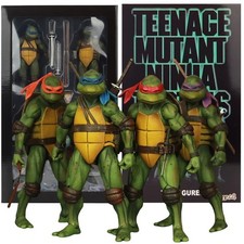 Figurine Tortues Ninja NECA Film 4 Personnages Inclus Collection Anime