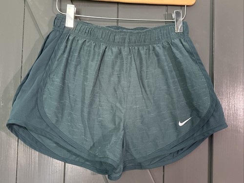 EUC Girls NIKE Dri-Fit Teal Tempo Running Shorts Sz S