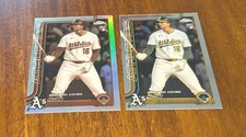 2025 Topps Chrome Update Nick Kurtz #USC180 RC Debut Sepia + BASE   A's