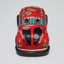 Vintage Japanese Tin Toy Car Volkswagen 1303A Racing Sanko Seisakusho
