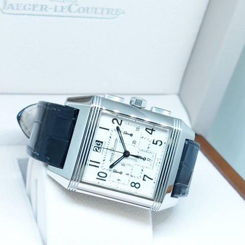 Jaeger Lecoultre 35mm X 51mm White Dial Reverso Squadra Chrono...
