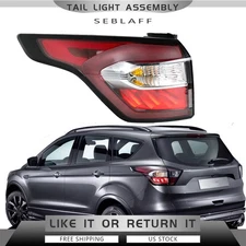 Left Driver Side For Ford Escape 2017-2019 LED Outer Tail Light Rear Brake Lamp