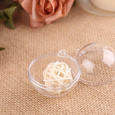 20 Palline Di Natale Trasparenti 8 Cm - Decorazioni Riempibili Per Albero E Feste - Foto 7