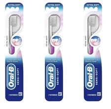 BL Oral-B Toothbrush Sensi-Soft Extra Soft Asst Colors X 3 Packs