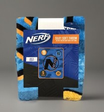 NEW NERF Silky Soft Kids' Bedding Throw Blanket 40in X 50in