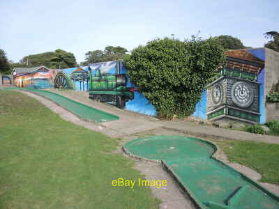 Foto 6x4 Wahrzeichen auf dem Crazy Golf Clevedon einige bunte Sehenswürdigkeiten von t c2021