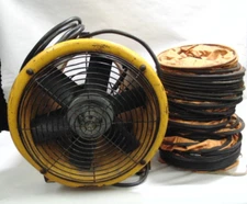 PELSUE 1325D AXIAL BLOWER 120V INDUSTRIAL VENTILATION FAN W/ HOSE