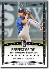 10-Count Lot GARRETT DAVILA 2014 Leaf Perfect Game All-American Rookies 