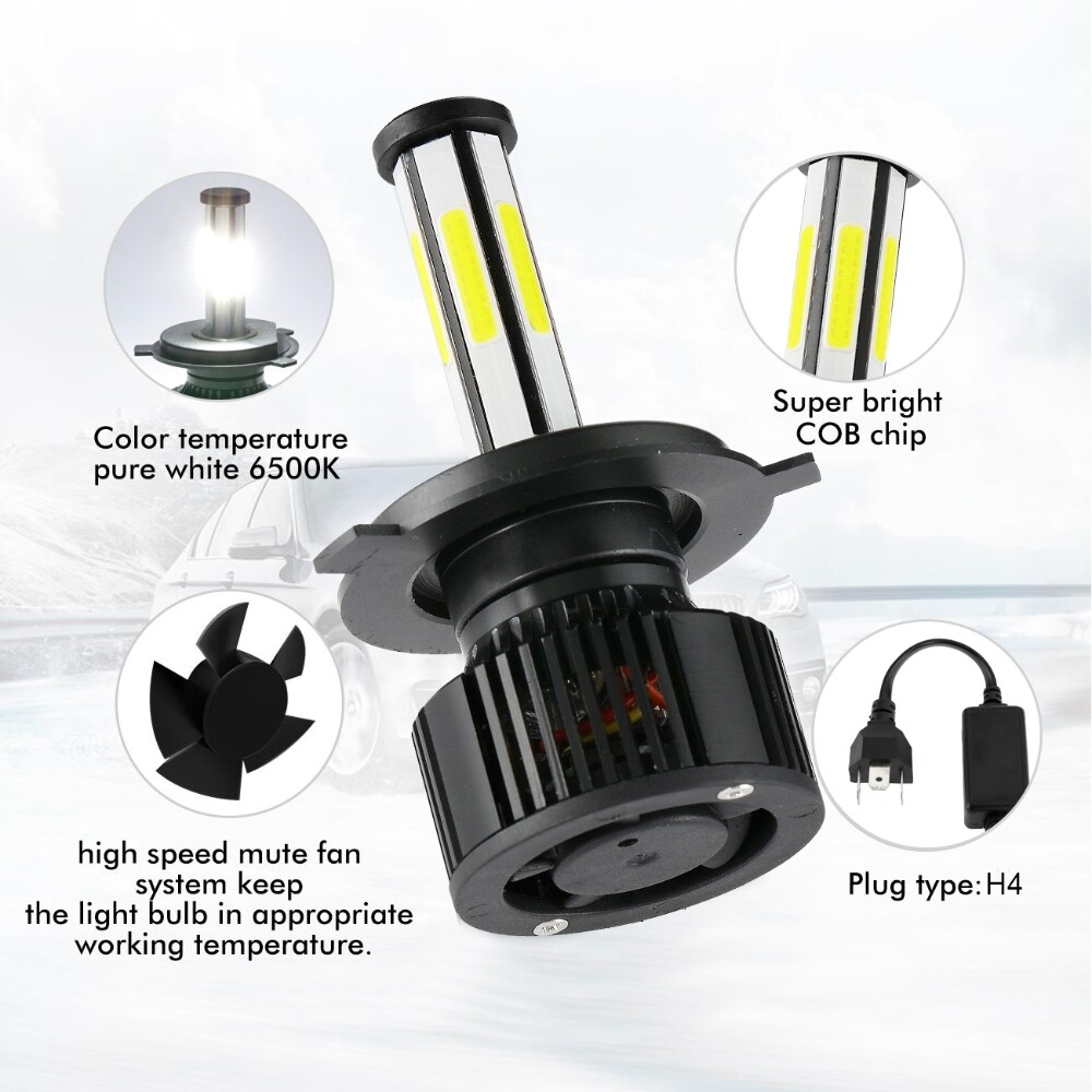 6Sides H4 LED Headlight Globes Bulb For TOYOTA HILUX 19872023 Dipped