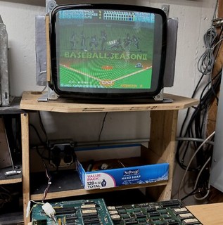 Cinematronics Baseball The Season II Arcade Circuit Board, PCB, Works
