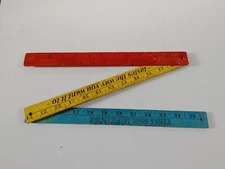 Vintage Wolfschmidt Genuine Vodka Advertising Folding Yard Stick