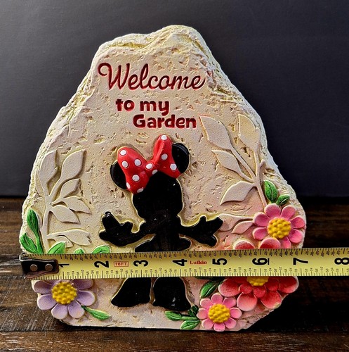 Disney Discovery Minnie Mouse Garden Stone 7 5/8" X 7 1/4" W - Picture 7 of 8