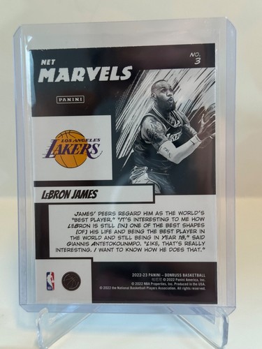 2022-23 Panini Donruss - Net Marvels #3 LeBron James - Los Angeles Lakers - Bild 2 von 2