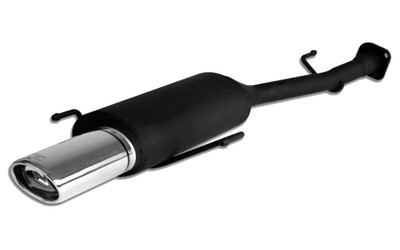 muffler for Opel Astra G HB 2.0i 16V 100kW 1998-2003 Single Oval Tip 95x65mm