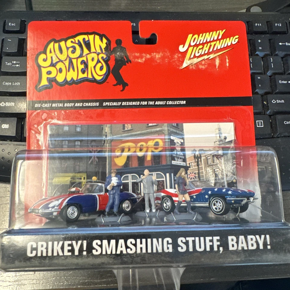 2002 JOHNNY LIGHTNING AUSTIN POWERS Die Cast CRIKEY! SMASHING STUFF, BABY! Model - Image 3 of 4