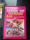 Atari 2600 Dodge ‘Em pink box cartridge and instructions