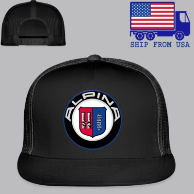 Alpina Racing Tuner Black Trucker Hat Cap Adult Size | eBay