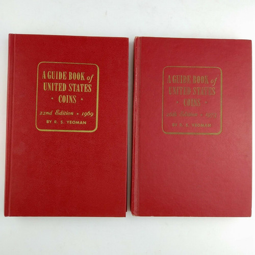 2 Red Book Guide to United States US Coins 1969 &1973 RS Yeoman