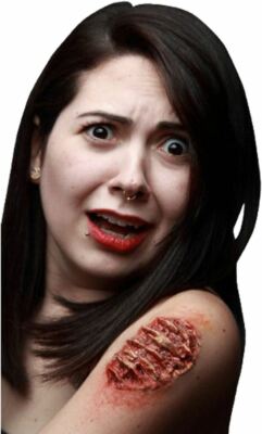 SPREIZPILZ - LATEX PROTHETISCHE WUNDANWENDUNG HALLOWEEN HORROR