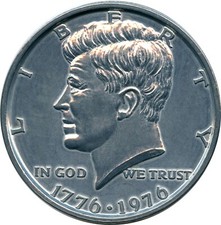 Giant 1976 Bicentennial Kennedy Half Dollar 3...
