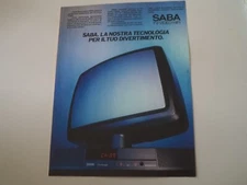 advertising Pubblicità 1986 TV TELEVISORE SABA CHALLENGER