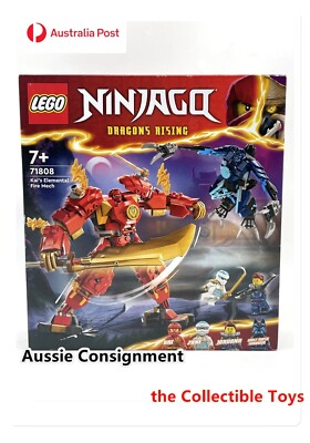 LEGO NINJAGO Kai's Elemental Fire Mech 71808 Brand New & Sealed