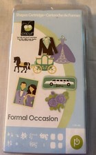 Cricut FORMAL OCCASIONS Cartridge Factory Sealed Wedding Prom Ball Dance Shapes