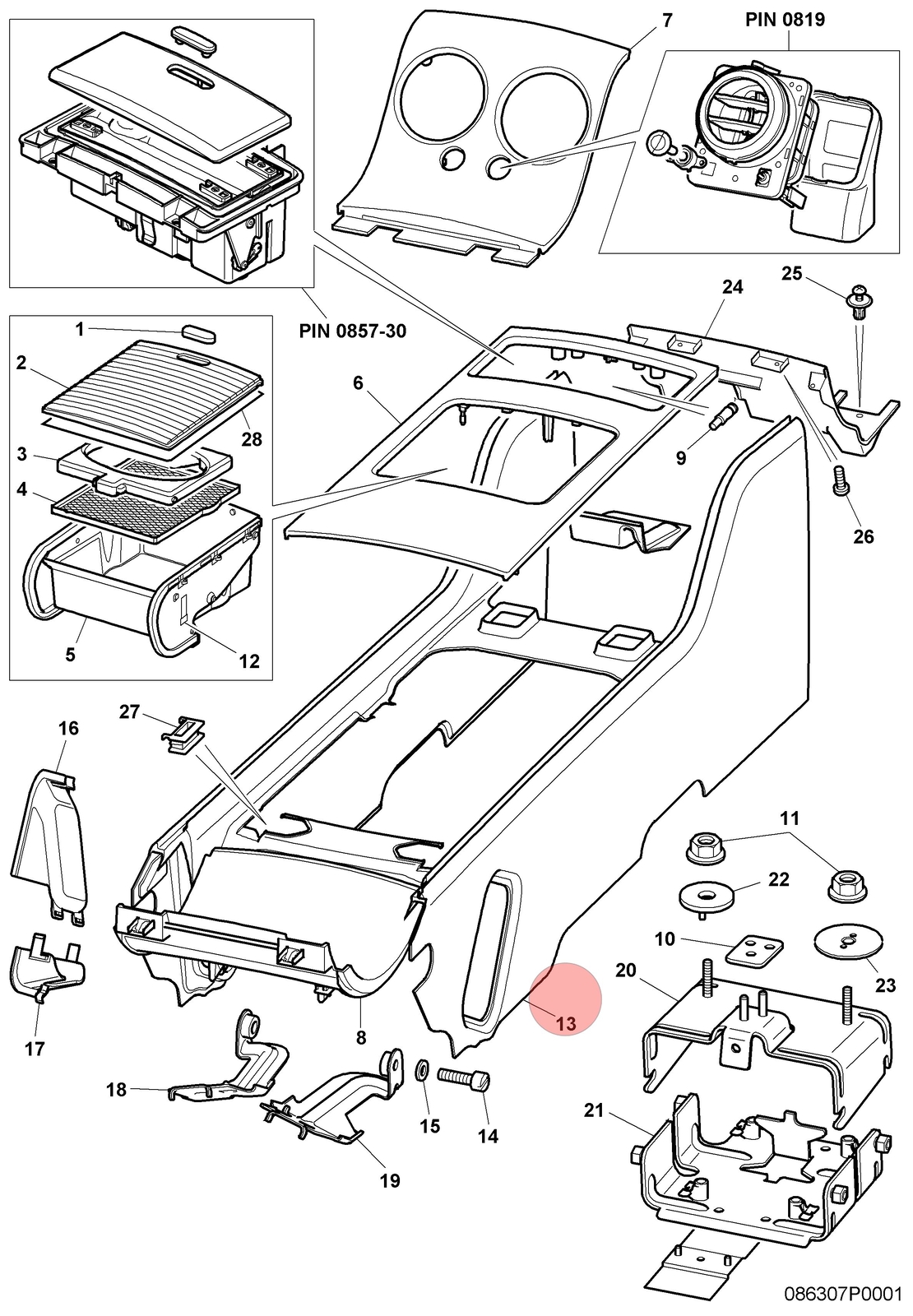 04-10 BENTLEY CONTINENTAL GT REAR CENTER CONSOLE ARMREST STORAGE GREEN OEM