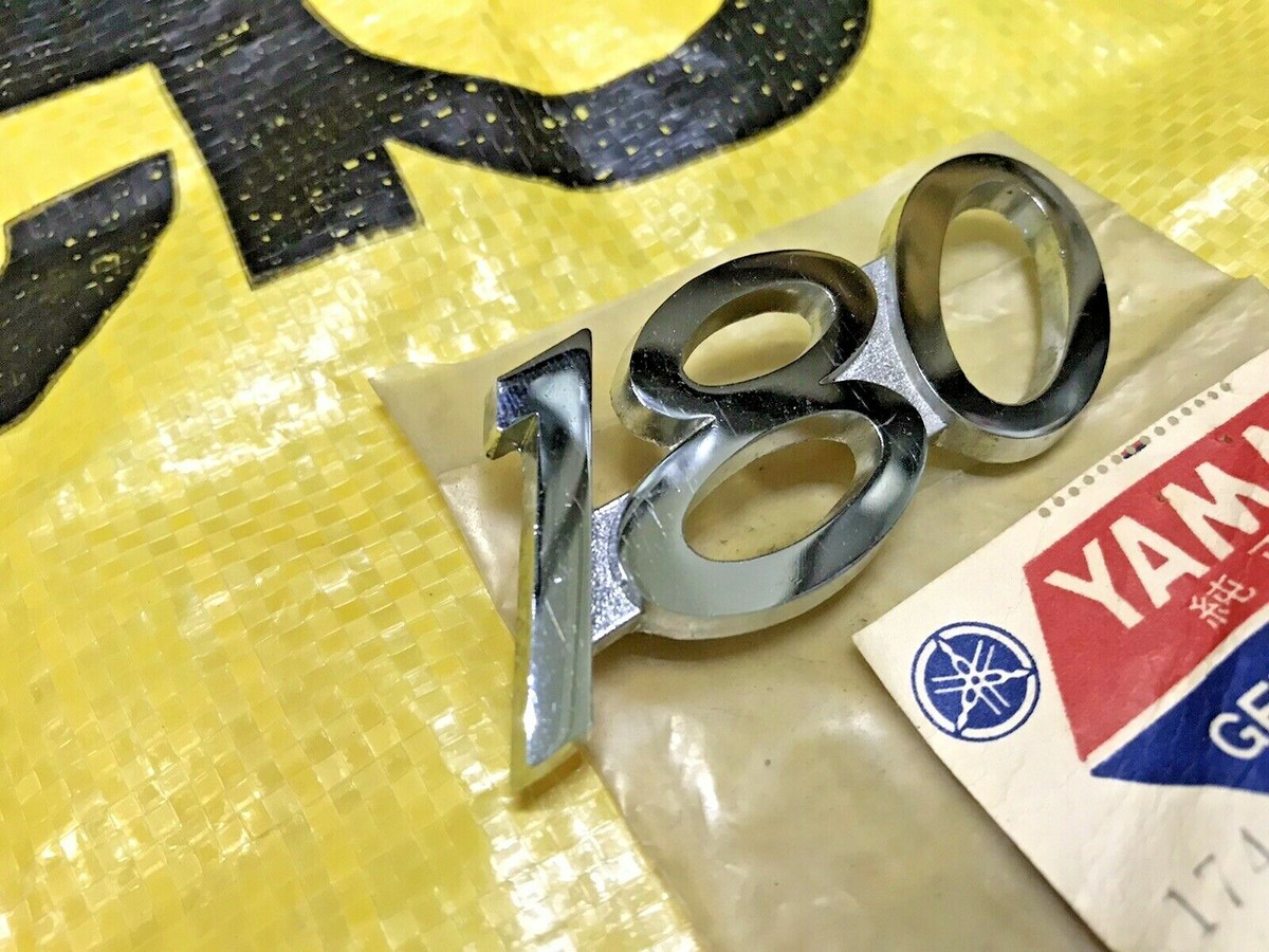 Yamaha 180 YCS1 YCS1C Emblem Frame Cover 180 NOS Genuine Japan P/N