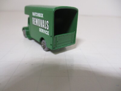 VINTAGE MOKO LESNEY MATCHBOX # 17B V-4 BEDFORD REMOVALS VAN