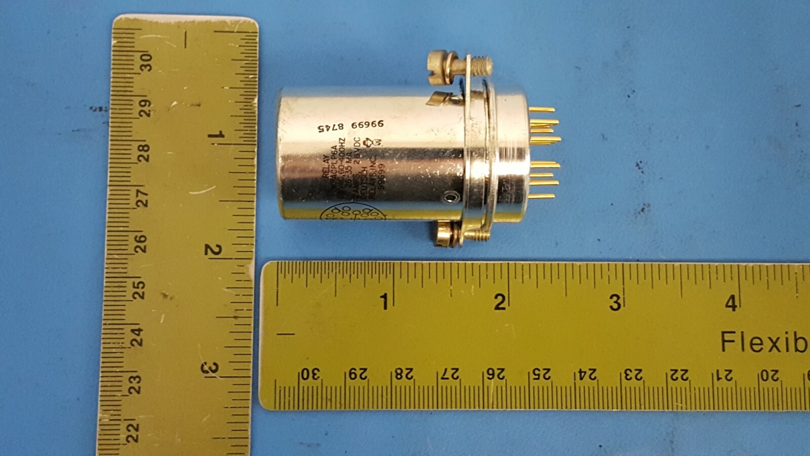 Deutsch WRACPLP6A Relay 115V 60400Hz 2635MA 2 AMPS 28VDC NSN 594501