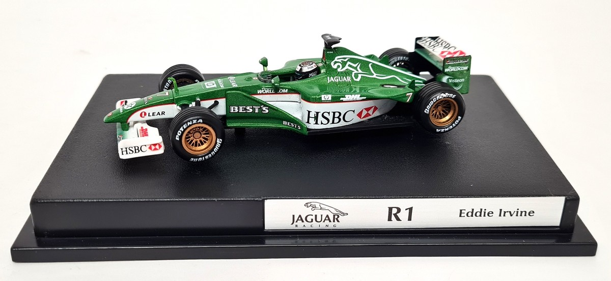 Jaguar R3 ミニカー Eddie Irvine 1/43 2002 Jaguar R3 Model by Racing Dioramics