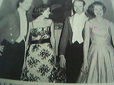 ephemera 1961 picture leicester belvoir hunt ball burnaby debevois everard de li