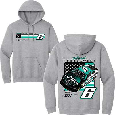 Brad Keselowski BuildSubmarines #6 Car 2-Spot Hoodie Sweatshirt Gray - Sale